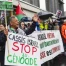 Manifestation contre Cassis au dîner de la CICAD à Genève