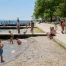 Inauguration de la promenade Marthe Robert aux Jeunes-Rives à Neuchâtel