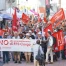Manifestation à Chiasso contre le démantèlement de CFF Cargo au Tessin