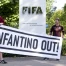 Des supporters manifestent à Zurich contre la FIFA et Infantino