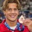 Noè Ponti savoure le bronze du 100 m papillon aux Européens de Paris