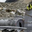 Blatten : transport des trois pylônes du téléphérique provisoire