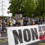 Manifestation contre le centre pour requérants du Grand-Saconnex