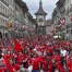 14'000 supporters défilent en ville de Berne