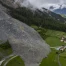 Récents petits éboulements au-dessus de Brienz (GR)