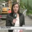 La route de Glion à Montreux bloquée