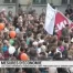 Fribourg: 1'000 manifestants contre les coupes salariales