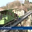 Le funiculaire à l'arrêt pour sa révision annuelle
