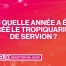 En quelle année a été créé le Tropiquarium de Servion ?