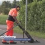 Le travail des cantonniers durant l'été