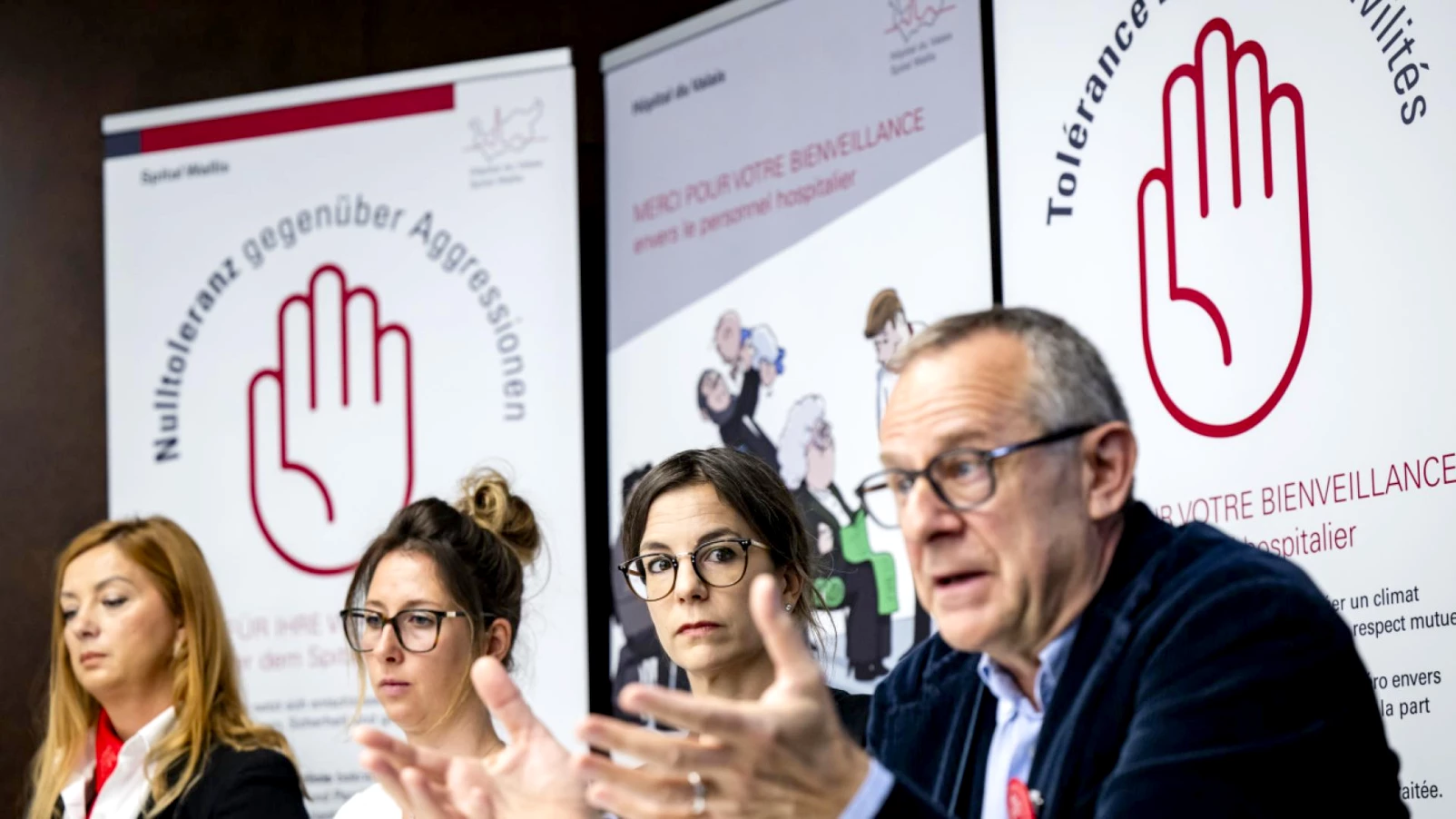 Incivilités: l'hôpital du Valais protège et soutient son personnel