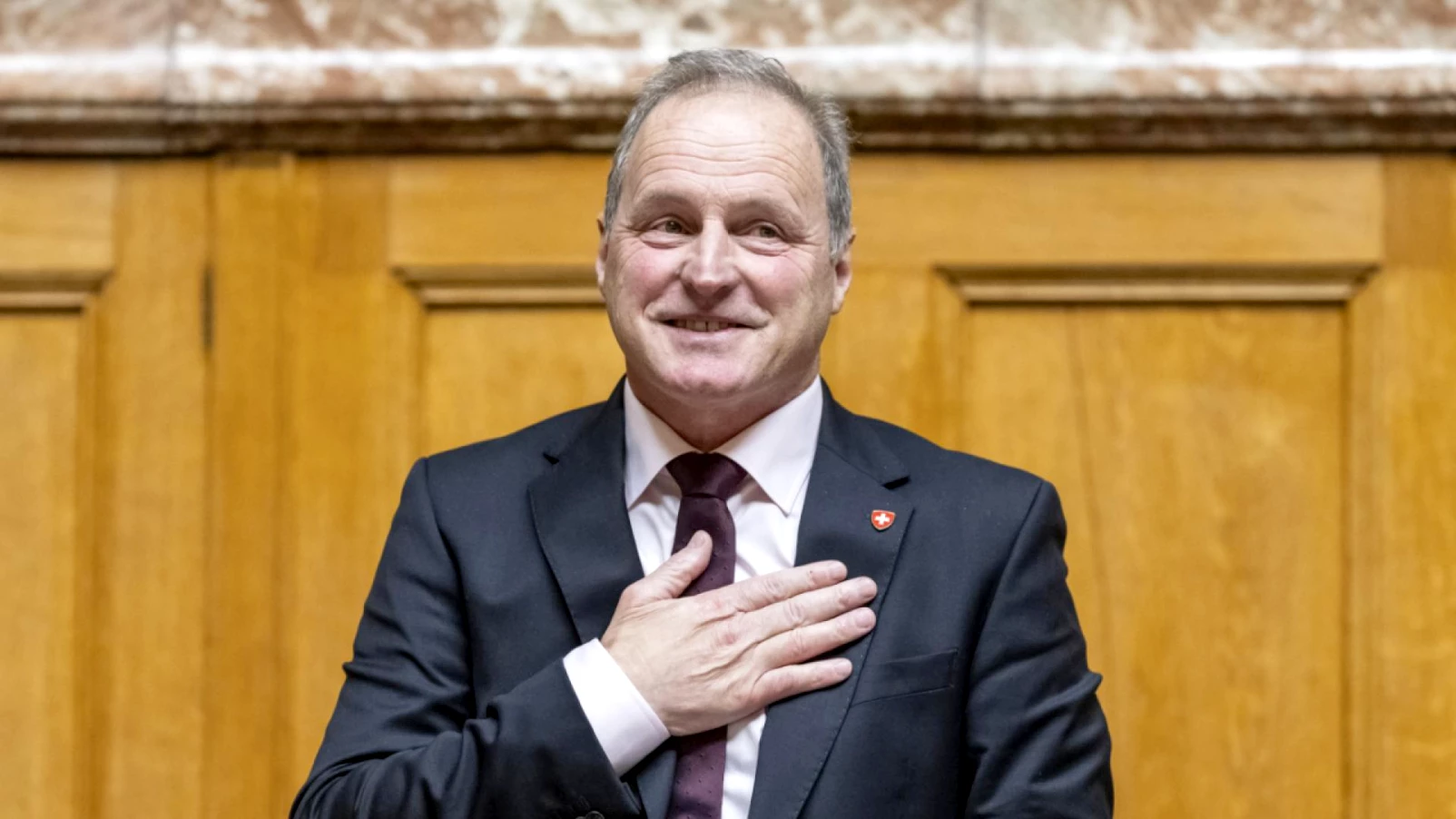 Pierre-André Page célébré à Fribourg pour sa présidence du National