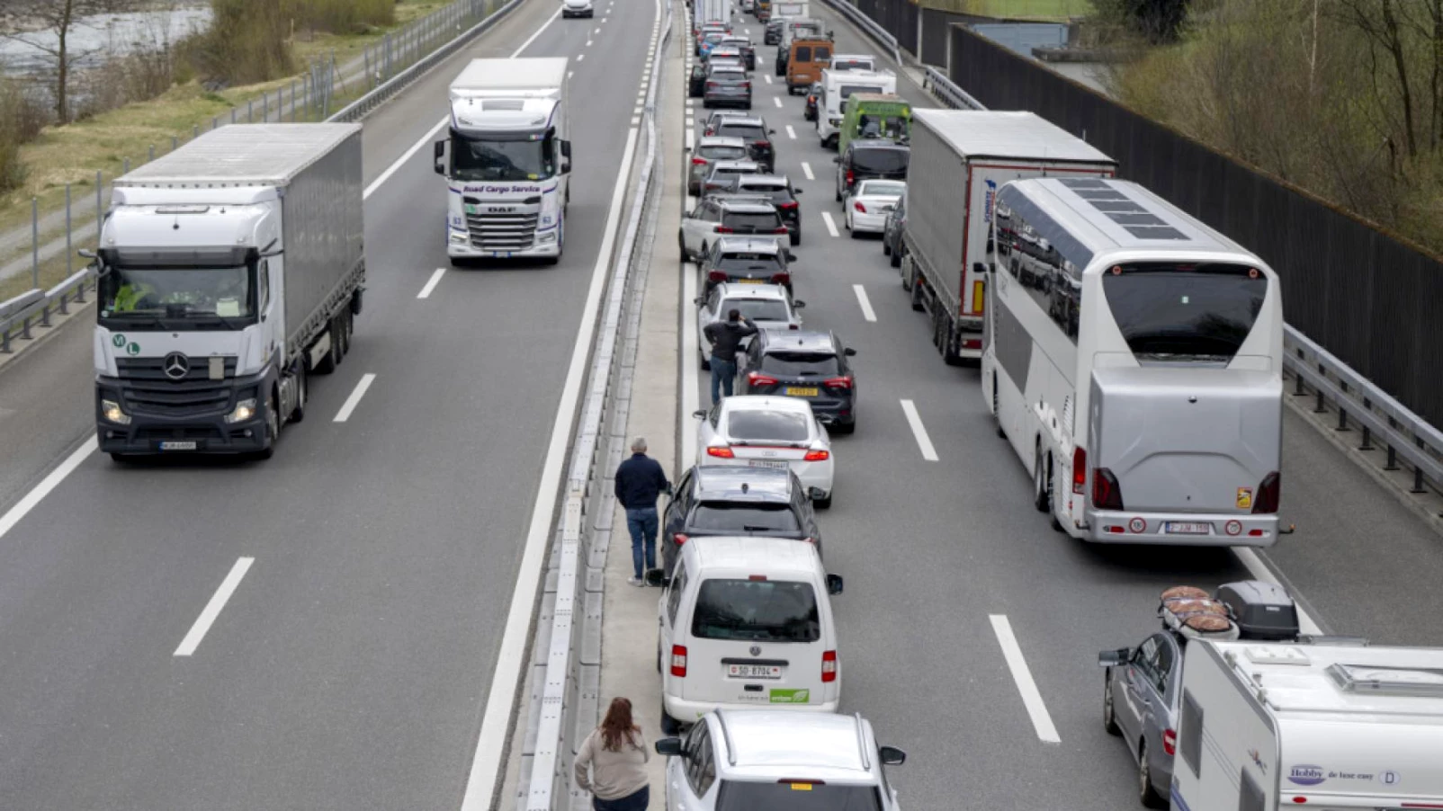 Tunnel du Gothard : 16 km d'embouteillage vendredi matin