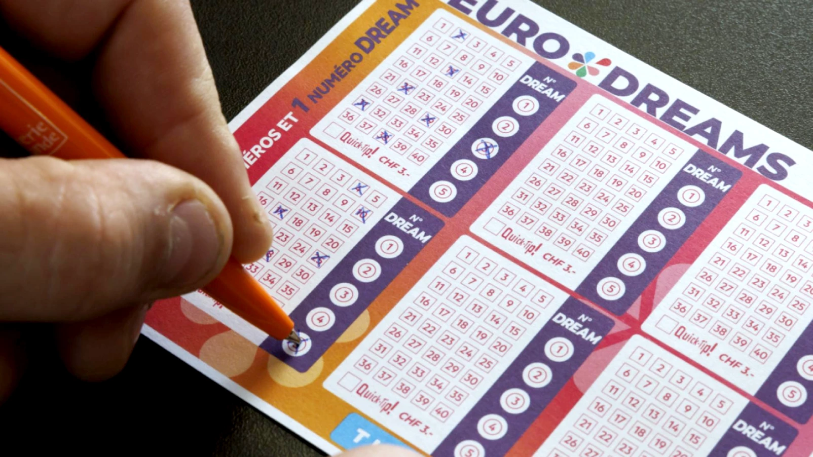 Eurodreams : rente mensuelle de 22'222 francs pendant 30 ans