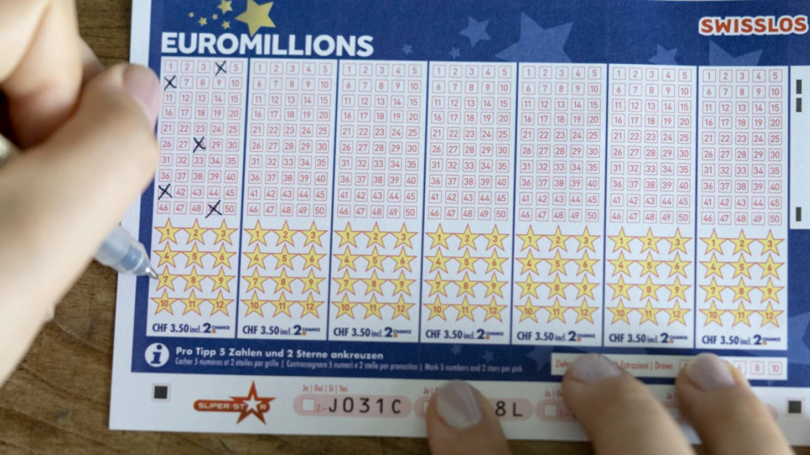 Personne ne devine la bonne combinaison de l’Euro Millions