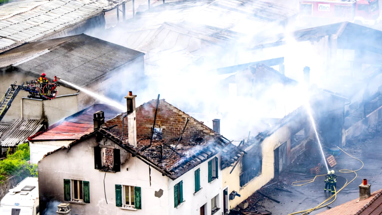 Valaisan de 64 ans, auteur présumé de l'incendie de Saxon interpellé