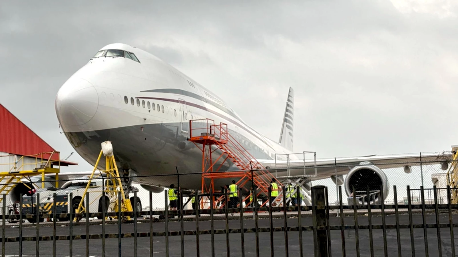 Boeing 747 offert par le Qatar prêt à servir d'Air Force One
