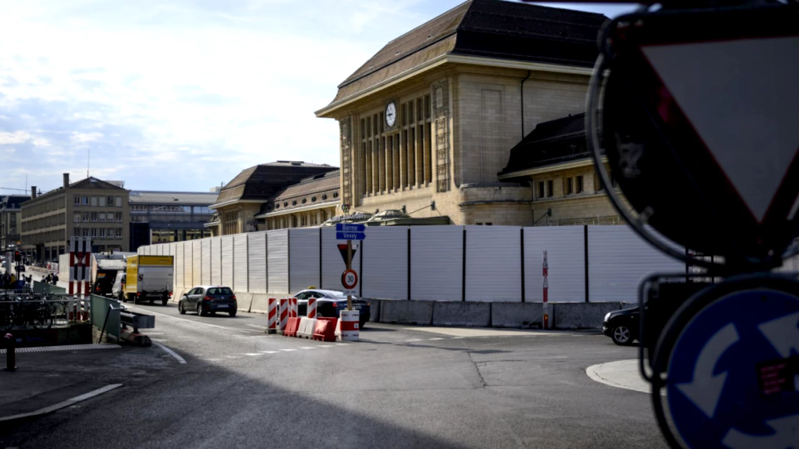 Travaux à Lausanne: la zone de la place de la gare se déplace au nord