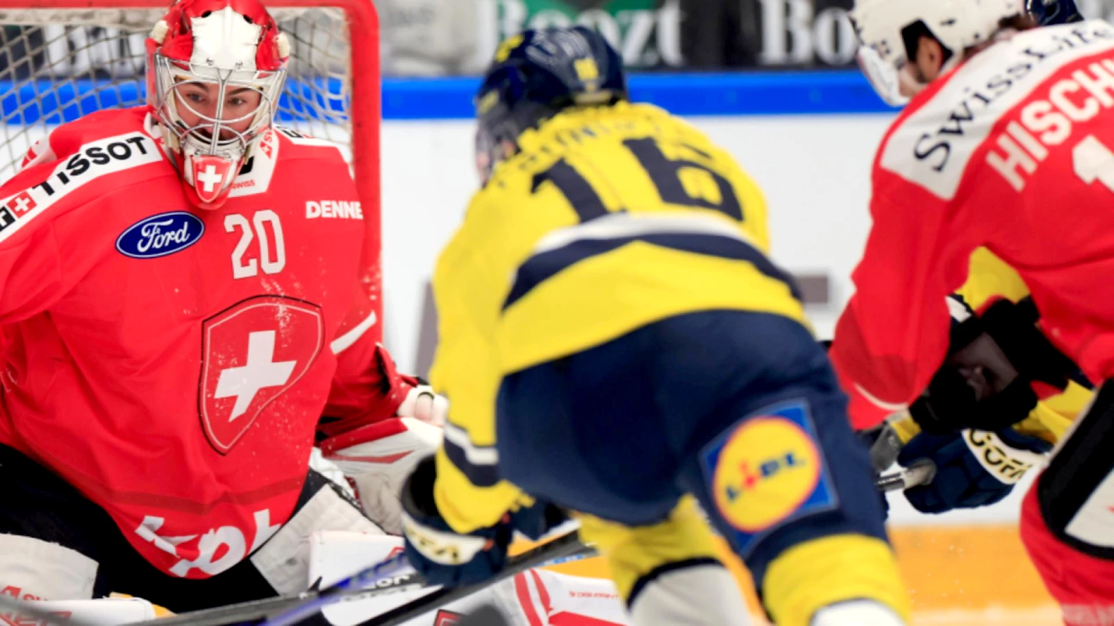 Suède bat la Suisse 3-0 à Ängelholm (Euro Hockey Tour)
