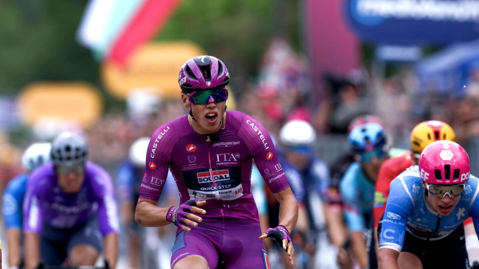 Paul Magnier gagne sa 2e étape en trois jours au Giro 2026