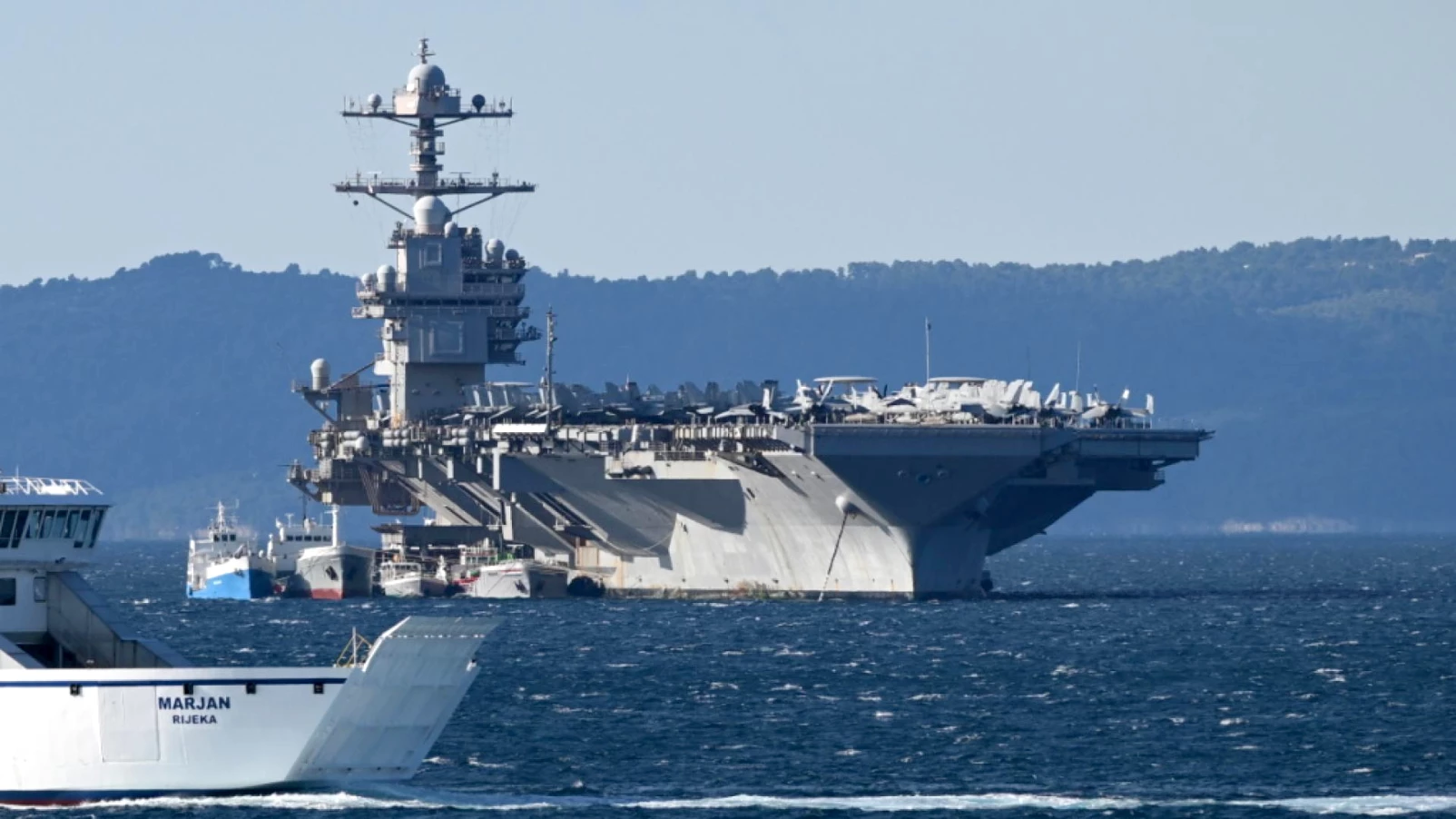 Le porte-avions Gerald Ford de retour aux États-Unis après 326 jours