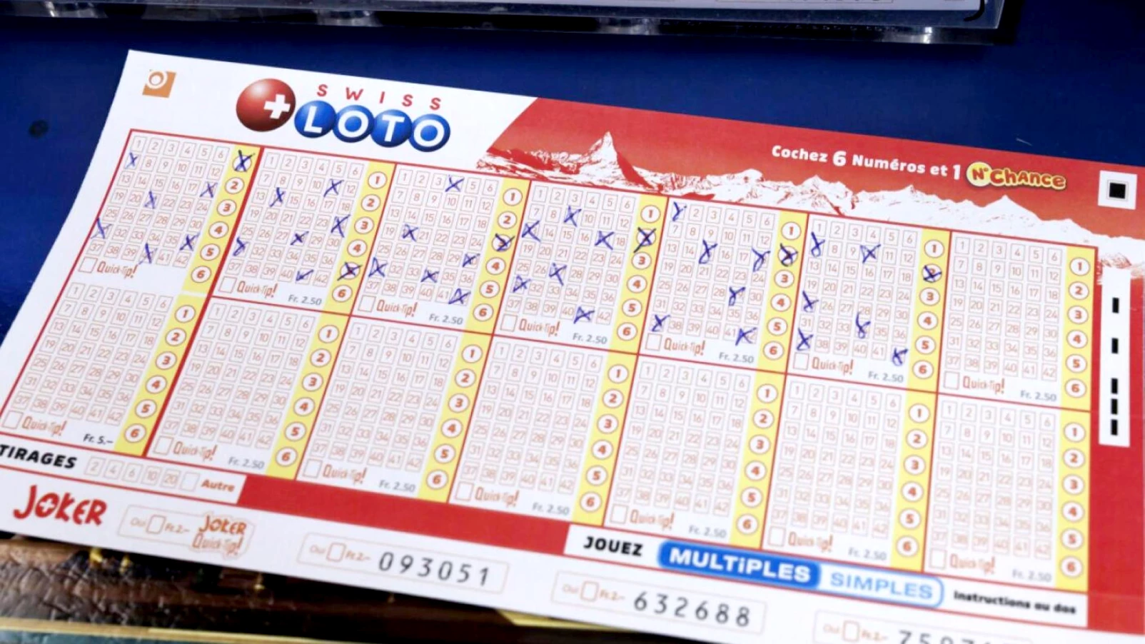 Aucun gagnant au Swiss Loto, 4,2 millions mis en jeu mercredi