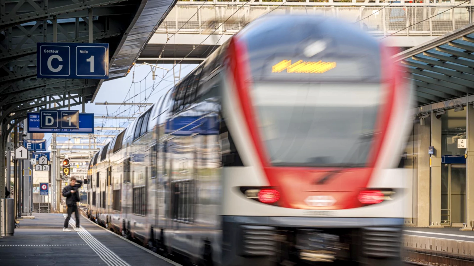 Trafic ferroviaire interrompu entre Genève et Lausanne