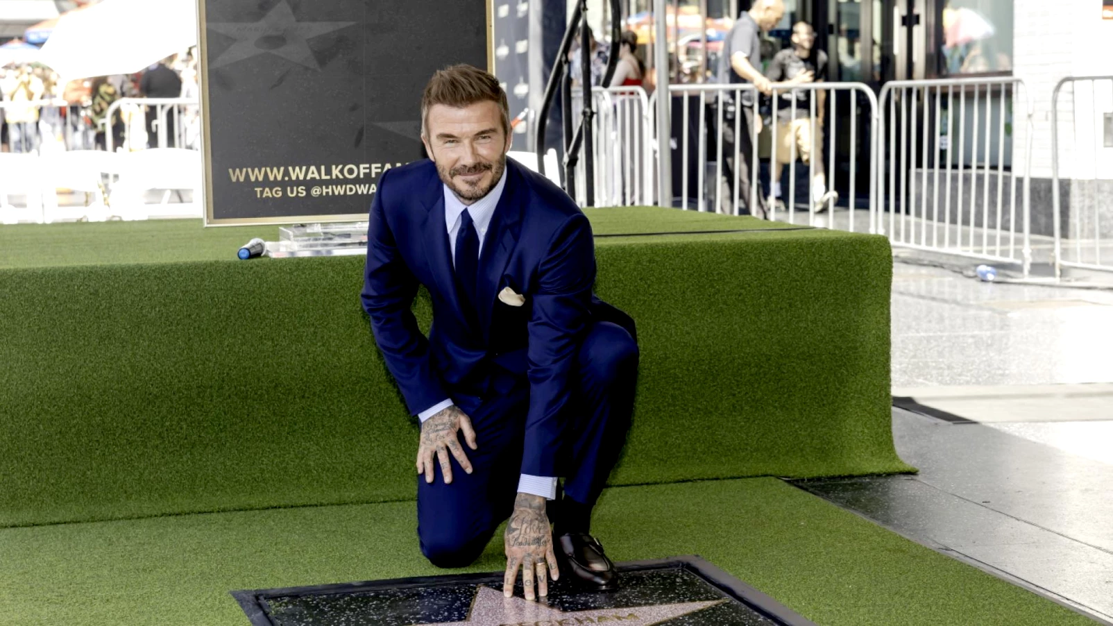 Beckham dévoile son étoile à Hollywood avant le Mondial 2026