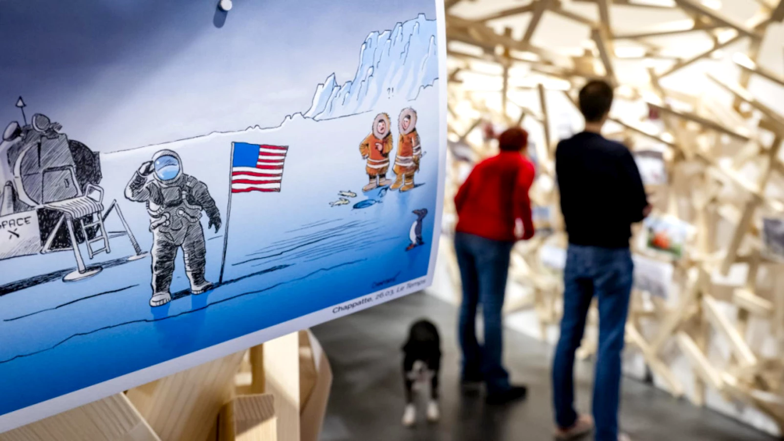 Exposition Morges : 70 ans de dessins-presse sur la conquête spatiale