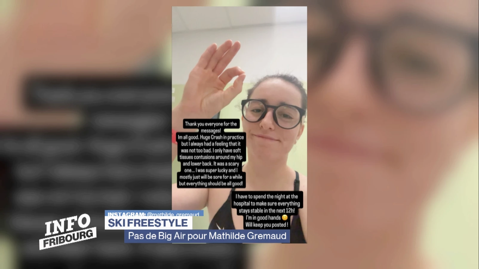 Pas de Big Air pour Mathilde Gremaud