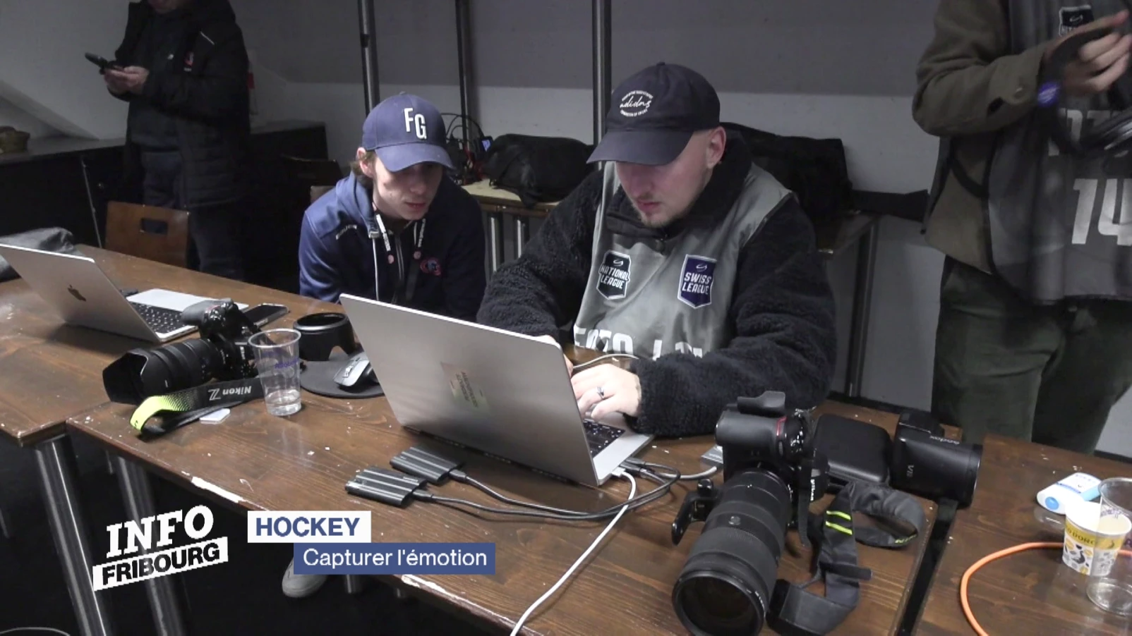 Capturer l'émotion du hockey