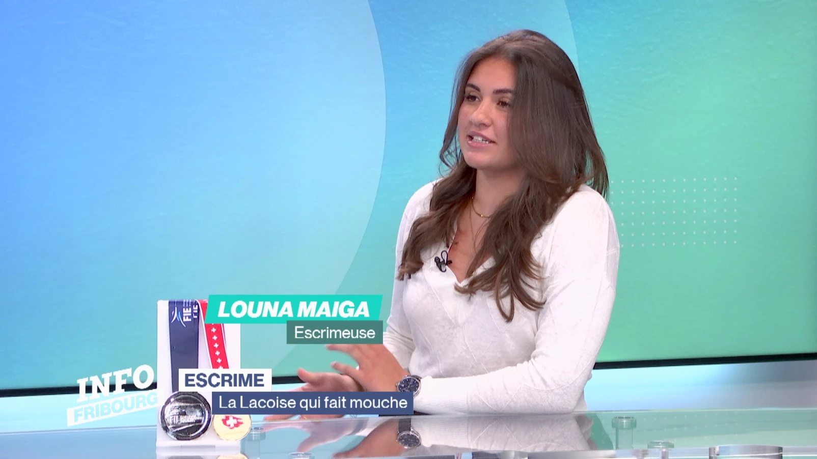 Louna Maiga, l'escrimeuse qui fait mouche