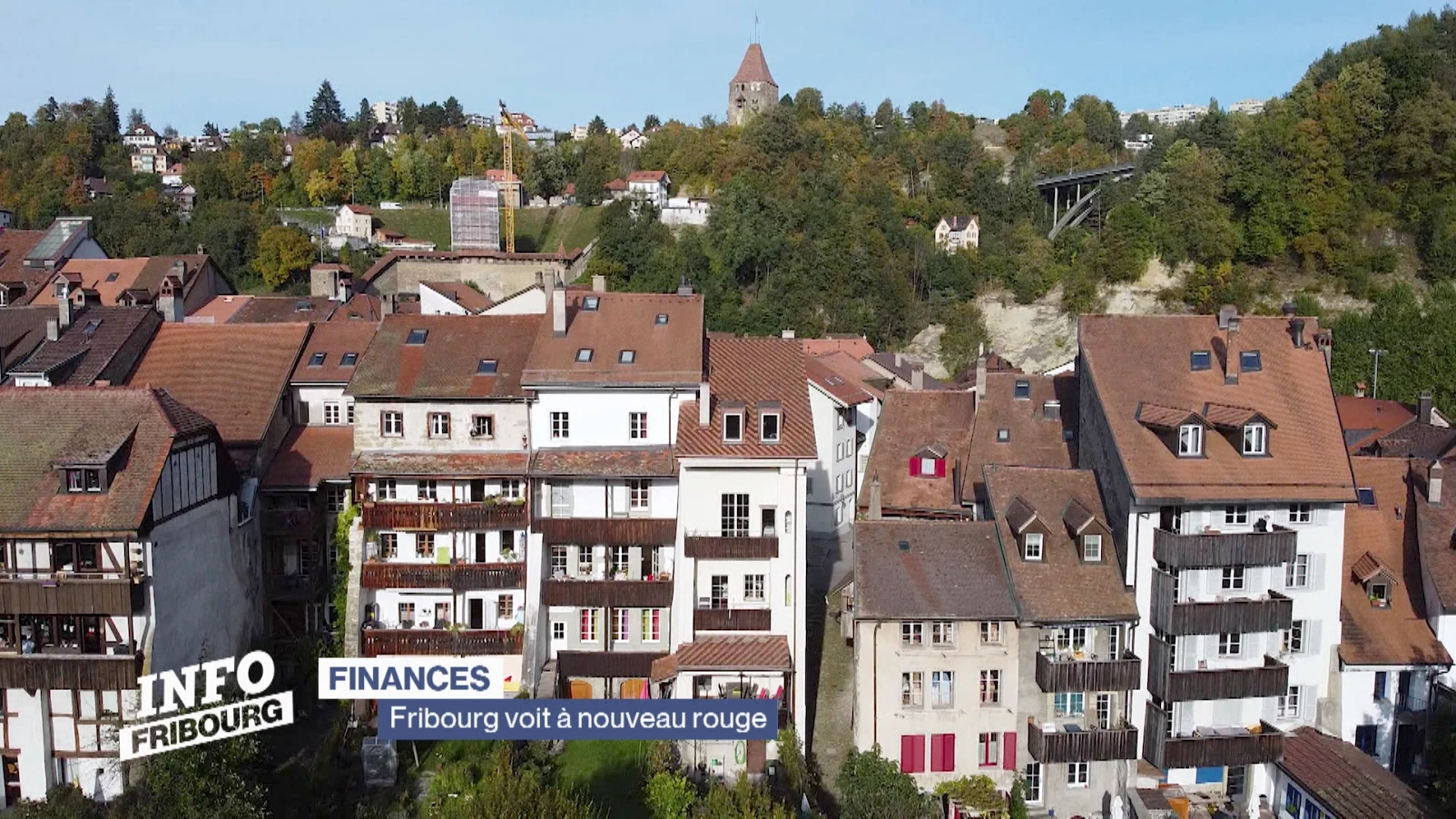 Les comptes de la Ville de Fribourg rouge vif