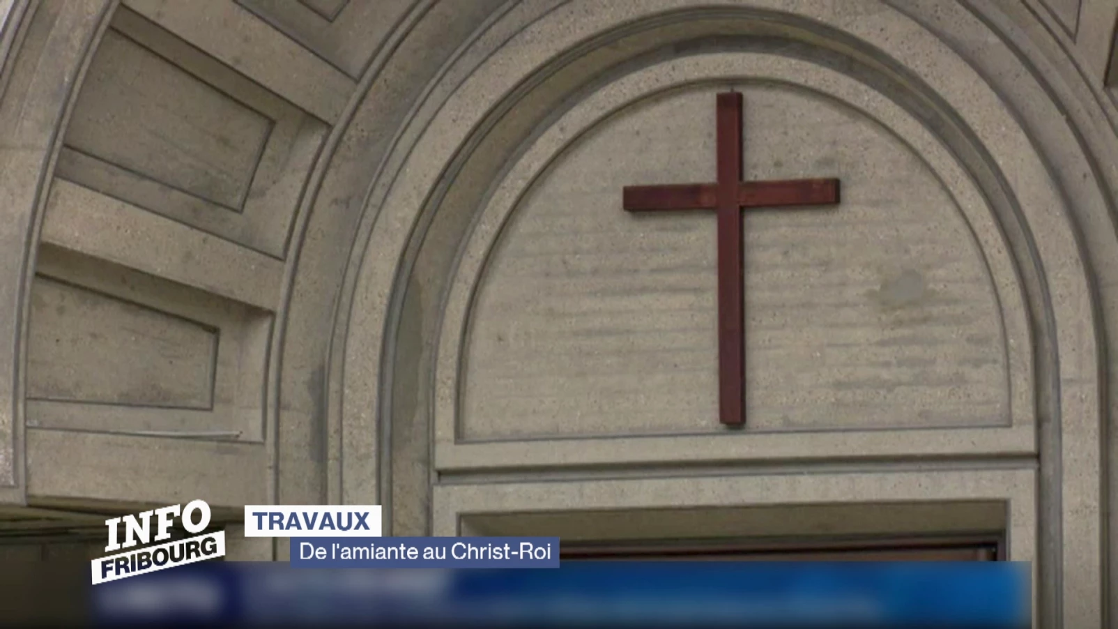 Fermeture partielle de l'église du Christ-Roi