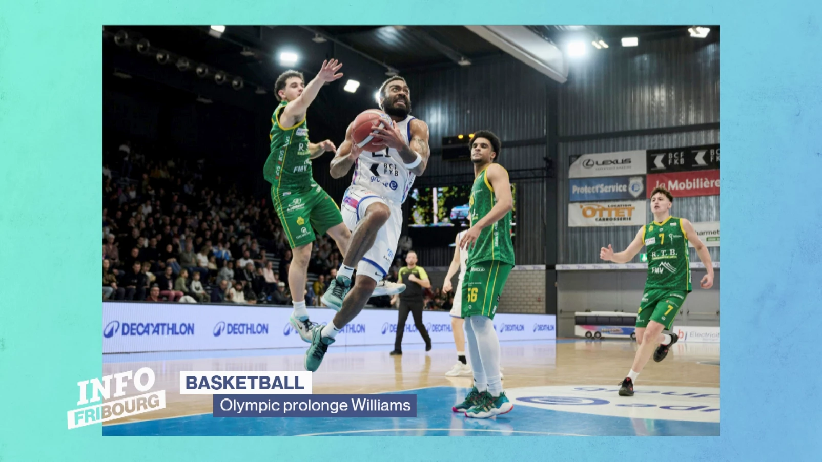 Une saison supplémentaire de Jonathan Williams à Olympic