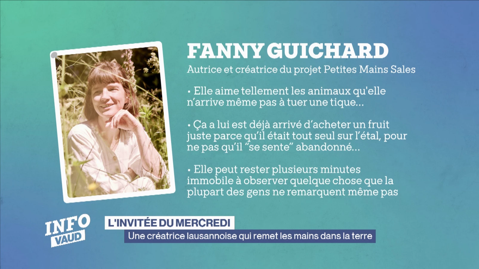 Une créatrice lausannoise qui remet les mains dans la terre
