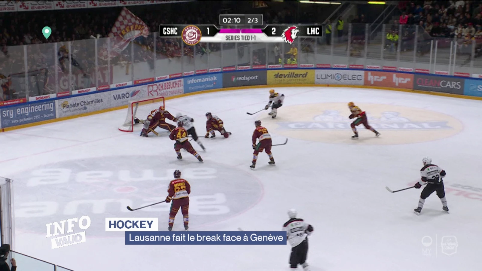 Le LHC a fait le break face à Genève
