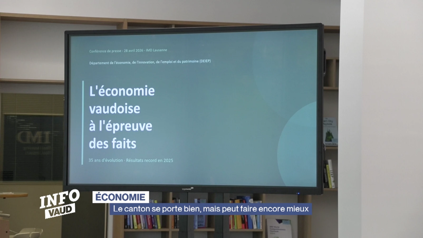 L'économie vaudoise va bien, mais peut faire encore mieux