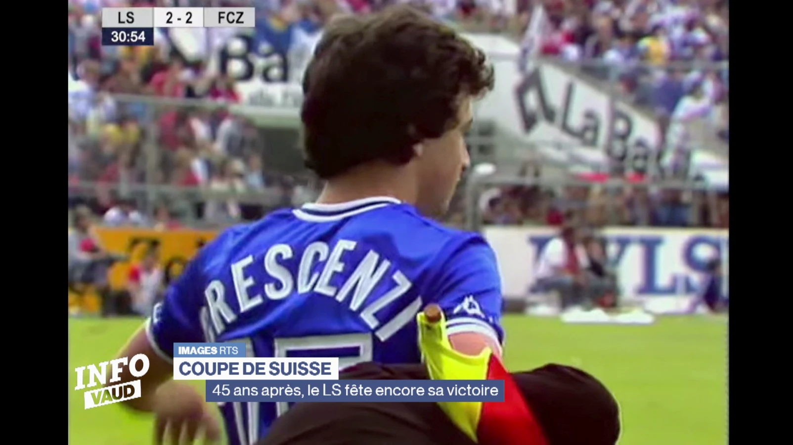 Il y a 45 ans, le LS remportait la Coupe de Suisse