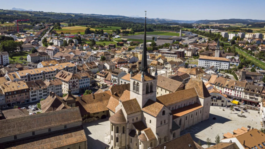 Exposition Louis Bosset, restauration de l'abbatiale de Payerne
