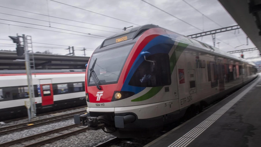 Pose de la première pierre des ateliers CFF d'Arbedo-Castione