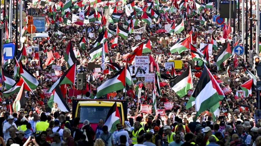 Bruxelles: 70 000 à 120 000 manifestants en soutien aux Palestiniens