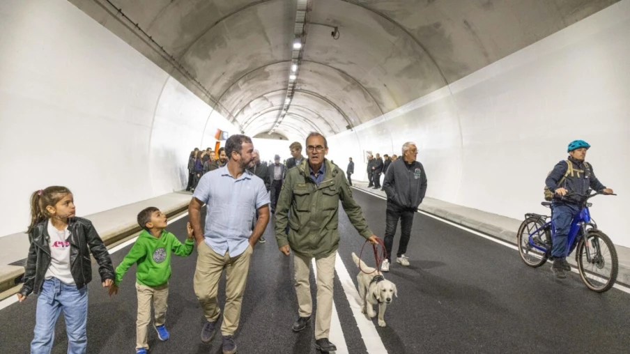 Tunnel des Evouettes inauguré après huit ans de travaux à Port-Valais