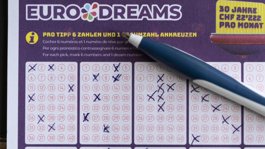 Eurodreams: une rente mensuelle de 2'222 CHF pendant cinq ans