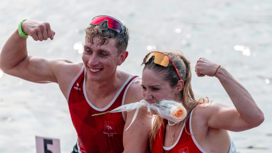 Ahumada et Dupré obtiennent le bronze en 2 de couple mixte à Shanghai