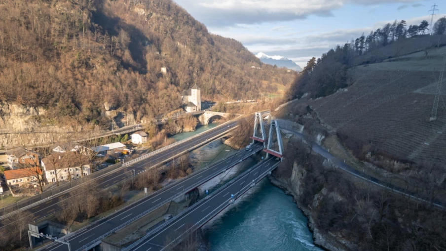 Pont A9 entre Bex et St‑Maurice: investigations et fermetures