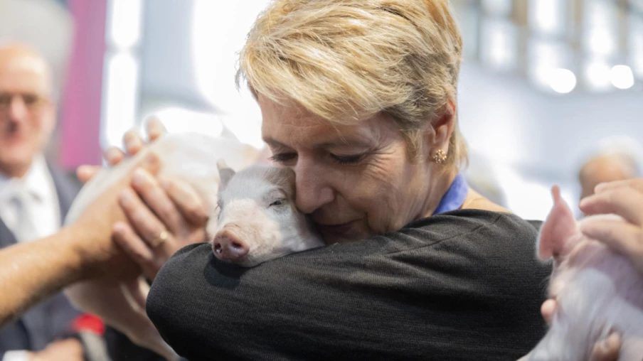 Karin Keller-Sutter ouvre la 82e foire agricole Olma à Saint-Gall