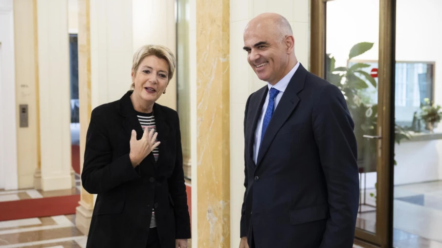 Première visite de travail officielle d'Alain Berset en Suisse