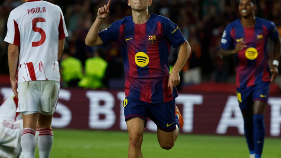 Ligue des champions : Barça 6-1 Olympiakos, triplé de Fermín López