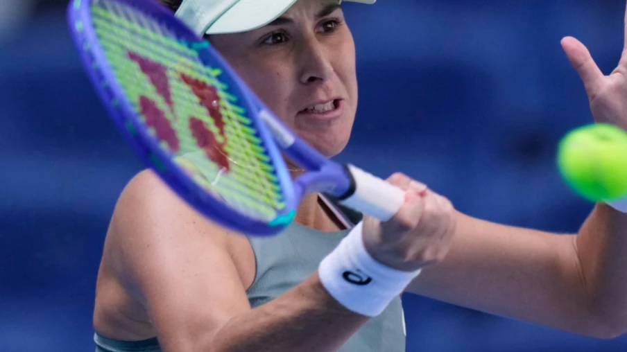 Belinda Bencic en quarts de finale du WTA 500 de Tokyo